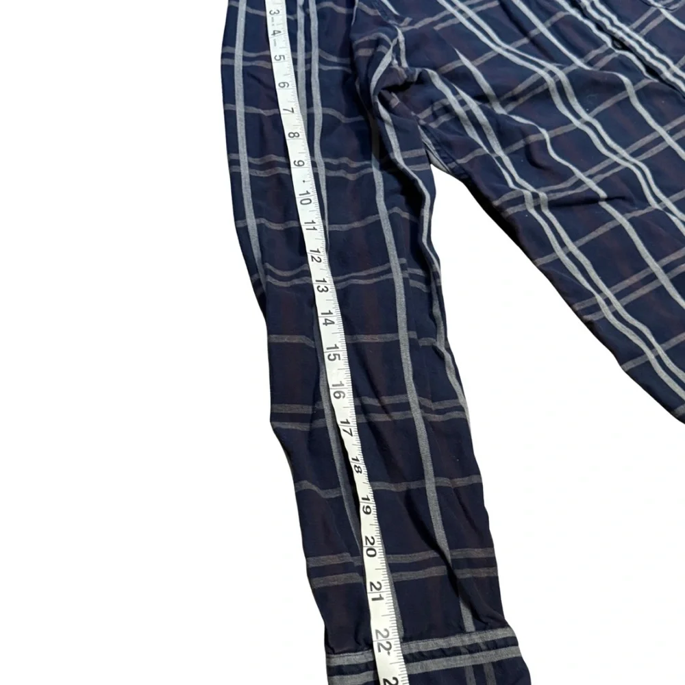Banana Republic‎ Luxe Flannel Plaid Button Up Shirt Camden Fit Mens M